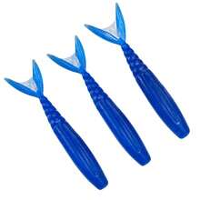 Isca artificial Pesca Soft Lopes Xtreme Move 9 cm 3 Unidades Tucunaré Traíra Robalo Dourado - Azul Perola - Visão 8