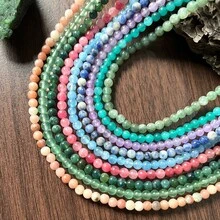 Collar de cuentas de piedras naturales de colores para la dopamina de las mujeres, joyería de de contraste vibrante, recomendación de regalo de cumpleaños
