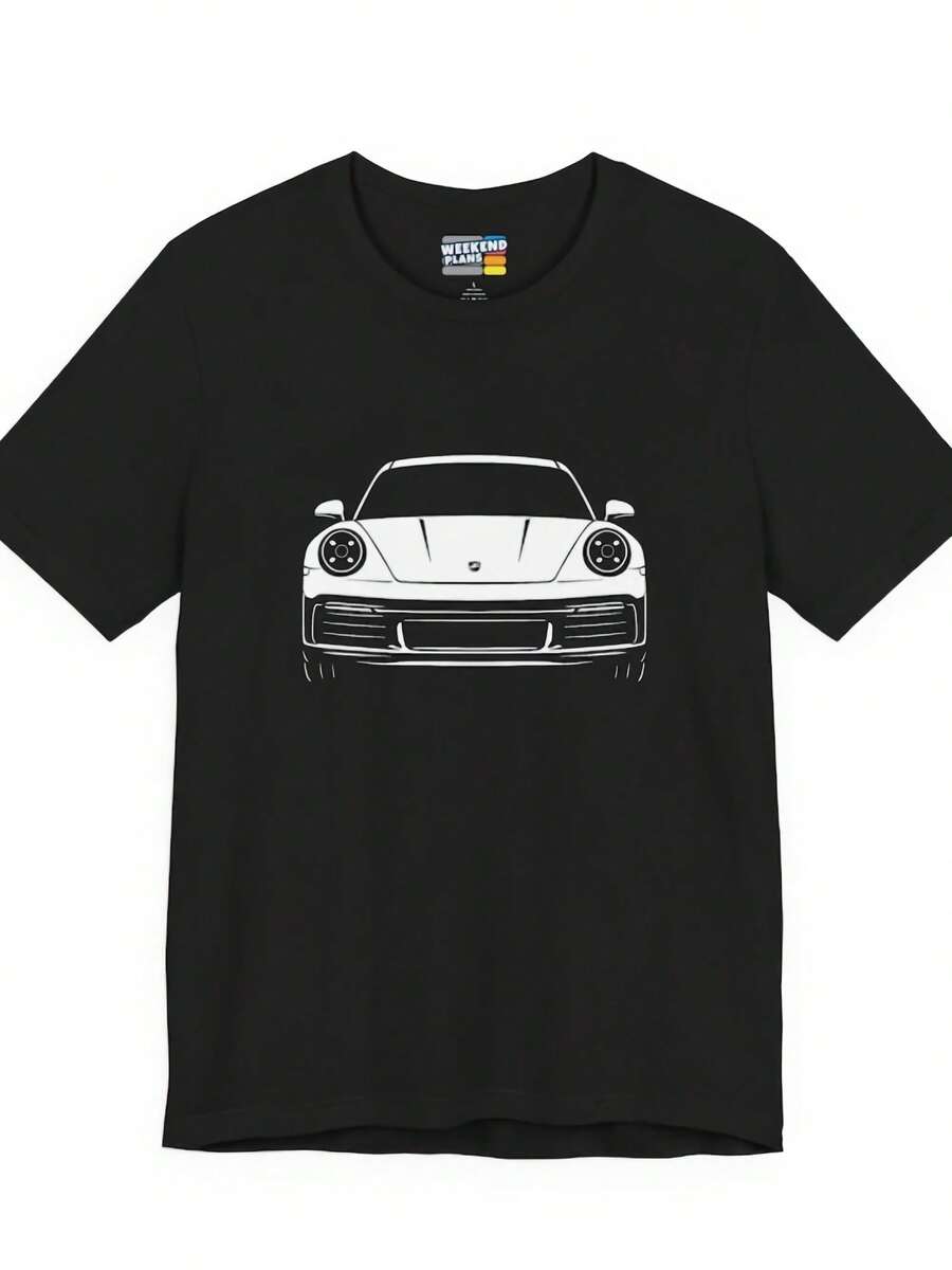 911 Shirt W 992 Front Silhouette Carrera S 4S GTS Years 2020 To 2025 Prsche Graphic TShirt Car Lover Gift - 款式14 - 查看 1