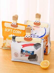 6pcs/4pcs/1pc New Food Bag Sealing Clips - Strong Clips, Suitable For Snacks And Food Preservation, Large Food Bag Clips And Small Bread Clips, Snack Bag Sealer, Plastic Preservation Clips, Multi-Size Plastic Sealing Clips, Suitable For Kitchen And Office, Suitable For Bread, Snacks And Food Bag Preservation Clips, Kitchen And Dining Accessories - Multicolor - View 10