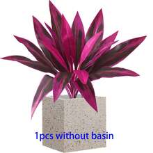 1/2 件大型紫色波士顿蕨人造植物，带 12/17 片叶子，雨林主题，适合婚礼、派对、庭院、酒店、摄影和生日礼物，是圣诞节、万圣节、感恩节、元旦和情人节的绝佳装饰。 - 彩色 - 查看 13