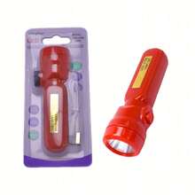 Mini Rechargeable Flashlight Portable LED Lamp Three Modes 4 Colors LED-2768 - Red - View 7