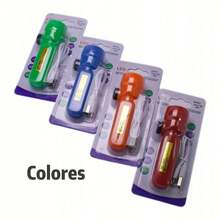 Mini Rechargeable Flashlight Portable LED Lamp Three Modes 4 Colors LED-2768 - Red - View 8