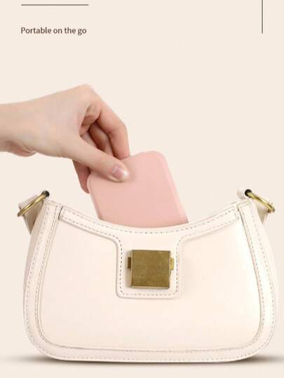 MINI Folding Makeup Mirror, Portable Compact held Cosmetic Spiegel Women, Small Desktop Vanity Purse, Travel, Home Quick Touch Ups, Office Desk, Vacation, Ideal Adults, Girlfriends, Wives Perfect Holiday Giving, Birthday s, Anniversary Presents view 5