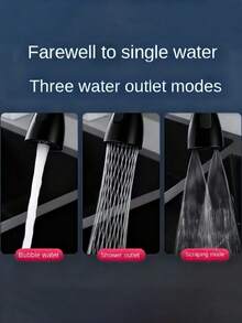 1pc Multi-Function Kitchen Faucet Extension, 360° Rotating Kitchen Faucet Sprayer Nozzle, Water-Saving High-Pressure Anti-Splash Design, Adjustable Delay Device And Rotatable Spout, 3 Water Flow Modes, Ergonomic Lever Handle, Suitable For Modern And Traditional Sinks, Washing Dishes, Cleaning Vegetables, Fruits And Utensils, Kitchen Sink Faucet With Filter, Compatible With Dishwashers, Upgrade Your Faucet, Ideal Gift For Family And Friends - Multicolor - View 10