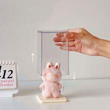 Collection Display Cabinet ,For Mini LABUBU4.0 Heart Code Series- Transparent, Dust-Proof, Suitable For Storing LABUBU4.0 Blind Box Series Dolls, Statue Collection Display Stand, Perfect Christmas Gift - Multicolor - View 8