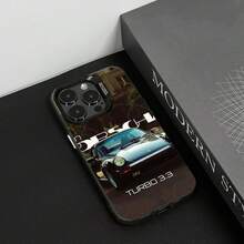 1PC 911 P- 992 GT3RS Funda para Teléfono Funda IMD color plata para 17 16 15 14 13 12 11 Pro Max Plus - z9 - Ver 7