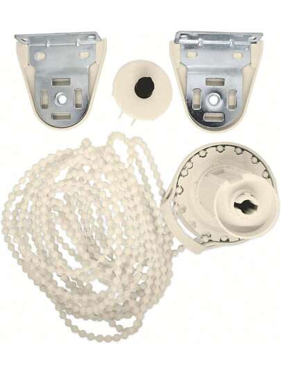 Kit Mecanismo PERSIANA Enrollable para Tubo DE 38MM con Soportes DE INSTALACIÓN, COPLE, Cadena, Conector Y Tope.