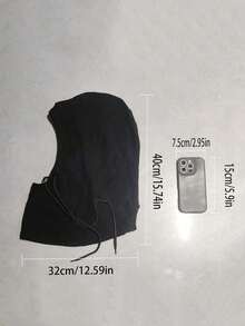 女士黑色羊毛拉法帽，防晒骑行帽 - 彩色 - 查看 5