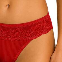 Conjunto Algodão Canelado Feminino Detalhes em Renda Modelagem Confortável Moda Íntima Alças Reguláveis - Verde Menta - Visão 5