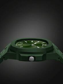 TOMI Gift Set High-End Minimalist Business Men's Watch, Matte Oil Plastic Strap Striped Dial Quartz Watch, Fashion Men's Watch Set Suitable For Daily Life, Holiday Gifts, Father's Day, Christmas,