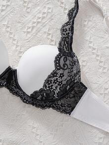 Bộ 3 áo ngực ren có gọng, nâng đỡ, chống chảy xệ, đệm dày - Nhiều màu - Xem 3