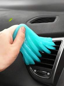 Press-Type Car Trash Can - 4 Rolls Of Garbage Bags, 1 Pack Of Cleaning Mud,Leak-Proof Portable Hanging Trash Can, Suitable For Organizing Various Types Vehicles