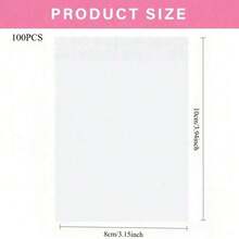 100pcs Transparent Self-Sealing Wax Paper Packaging Bags, Suitable For Gifts, School Supplies, Food Bags, Food Boxes, Candies, Chocolates, Cookies Etc. - Clear - View 21