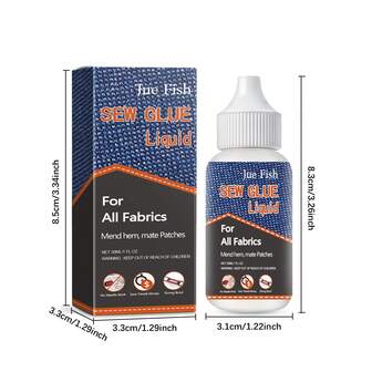 Fabric Glue, Clothing Repair Adhesive, Washable & Iron- Bonding Glue