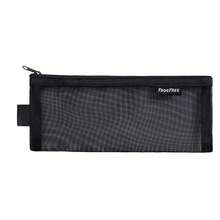 1 buc. Husă transparentă pentru creioane din plasă, geantă de depozitare pentru papetărie pentru examene, husă portabilă minimalistă pentru creioane