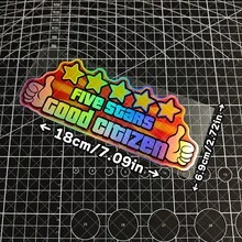 Limited Edition 5-Star WANTED Car Window & Bumper Sticker Set - Waterproof Vinyl Decals For The Wanted - one-size - View 17