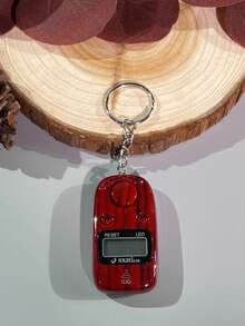 Contador de cuentas de oración budista con textura de grano de madera, herramienta portátil de contador de canto con pantalla electrónica y luz LED - Multicolor - Ver 13