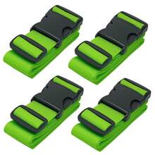 行李箱绑带，用于连接两个行李箱的旅行配件，添加行李带，用于携带 3 件行李可调节带扣，2 件装黑色行李带旅行带，用于飞行旅行 - 彩色 - 查看 8