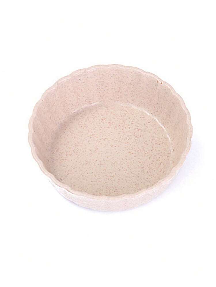 1Pc Comel Bulat Padat Mudah Warna Pepejal Pinggan Sos Pencicah Cuka Plastik Pinggan Snek Kebersihan Dapur Isi Rumah Tepung Gandum Universal Serbaguna dan Pelbagai Fungsi - Pelbagai warna - Lihat 4