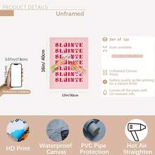 1pc Vintage Irish Cheers Bar Cart Wall Art - "Slainte Slainte Slainte" Cocktail Print, Unframed Canvas Poster For Home, Living Room, Bedroom Decor, Perfect Gift For Irish Expat Friends, Irish Home Decor - Multicolor - View 17