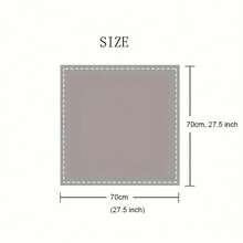 1pc 27.5inch Square Polka Dot Striped Pattern Scarf, Spring Summer Autumn Daily Versatile Fashion Style - Multicolor - View 4