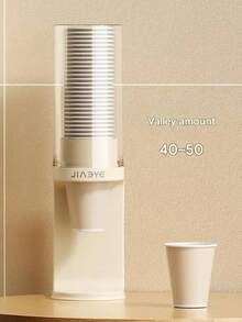 1个桌面一次性纸杯架，无需钻孔，家用收纳盒，商用咖啡厅酒吧餐厅壁挂式纸杯架，饮水机杯架，适用于家庭办公室 - 彩色 - 查看 4