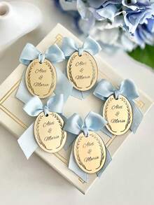 Thẻ quà tặng đám cưới cá nhân hóa bằng acrylic mạ vàng, thẻ cảm ơn, thẻ tên, quà tặng lễ rửa tội, quà chào mừng em bé, thẻ quà tặng tiệc mừng em bé tùy chỉnh, trang trí tiệc Giáng sinh, trang trí sân vườn. - Nhiều màu - Xem 5