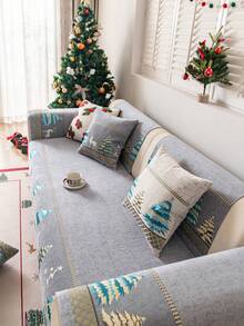 1 件通用圣诞沙发垫，现代简约防尘防滑沙发座套垫，可水洗，保暖，不褪色，宠物友好，适用于卧室、办公室、客厅、L 形和 1/2/3/4 座沙发 - 淺灰色 - 查看 6