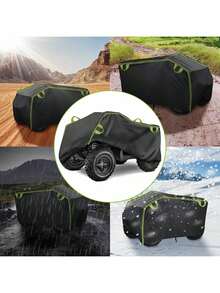 Funda Impermeable para ATV Pequeño, 420D Protección el Agua el Viento los Rayos, y vehículos eléctricos para niños pequeños 256 * 110 * 120CM - 1 - Ver 6