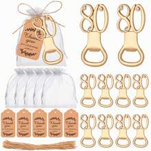 Zestaw 10 złotych otwieraczy do butelek 30, 40, 50, 60, 70, 80 na prezenty urodzinowe 30, 40, 50, 60, 70, 80, przyjęcia urodzinowe, prezenty rocznicowe, pamiątki ślubne i prezenty dla gości, prezenty walentynkowe, artykuły kuchenne i barowe, upominki na przyjęcia