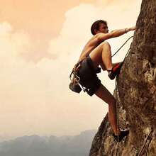 Outdoor Heavy Duty Tree Rock Climbing Safety Harness Rappelling Equip Seat Belt - Black - View 3