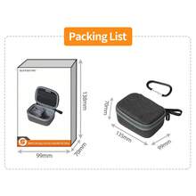    Bolsa de almacenamiento Insta Ultra Mini, estuche de transporte, bolso de mano, caja de viaje portátil para accesorios de cámara Insta360 GO Ultra - Gris - Ver 2