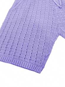 Mens Short Sets 2 Piece Outfits Summer Casual Round Neck Knit Tank Tops And Shorts Matching Tracksuits Set - Màu tím  Violet - Xem 7