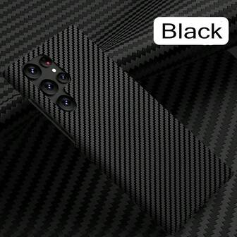 Ultra Thin Carbon Fiber Texture Armor Cover For Case For S25 Ultra S24 Ultra S23 Ultra S22 Ultra Mate 30 40 50 60 70 Pixel 7 7A 8 9 Pro Hard PC Cover