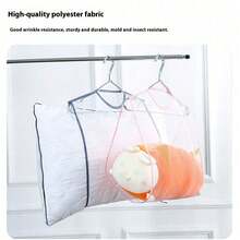 Household Pillow Drying Net Bag, Dedicated Drying Rack, Windproof Foldable Storage Drying Net Bag, Suitable For Daily Home Use - Multicolor - View 11