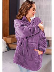 Women Lounge Robes - Purpura - View 2