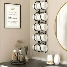 1 pièce/3 pièces/5 pièces Porte-serviettes mural en fer forgé sans perçage, Porte-serviettes pratique, Porte-serviettes, Convient pour la salle de bain, la cuisine, la décoration du salon