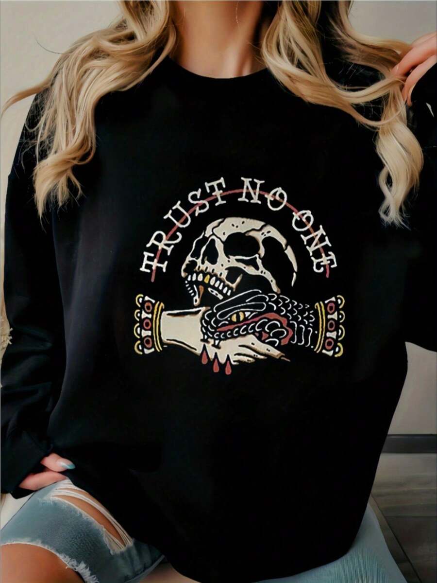 Nightmare Before Christmas Spooky Season Sweatshirt, Vintage Halloween Horror Night Hoodie, Halloween Hoodie, Halloween Hoodie, Retro Halloween, Horror Movie Sweatshirt - 黑色 - 查看 1