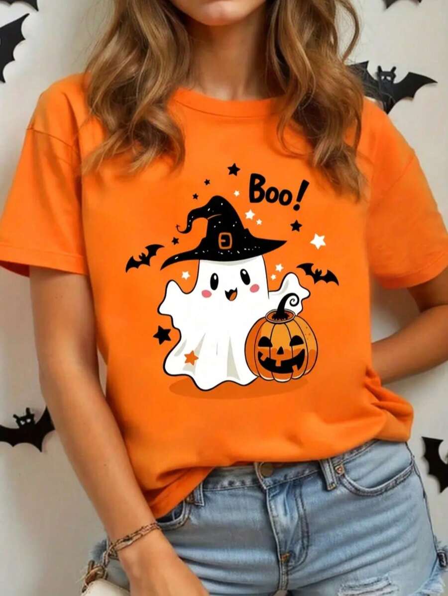 Women T-Shirts - Orange - View 1