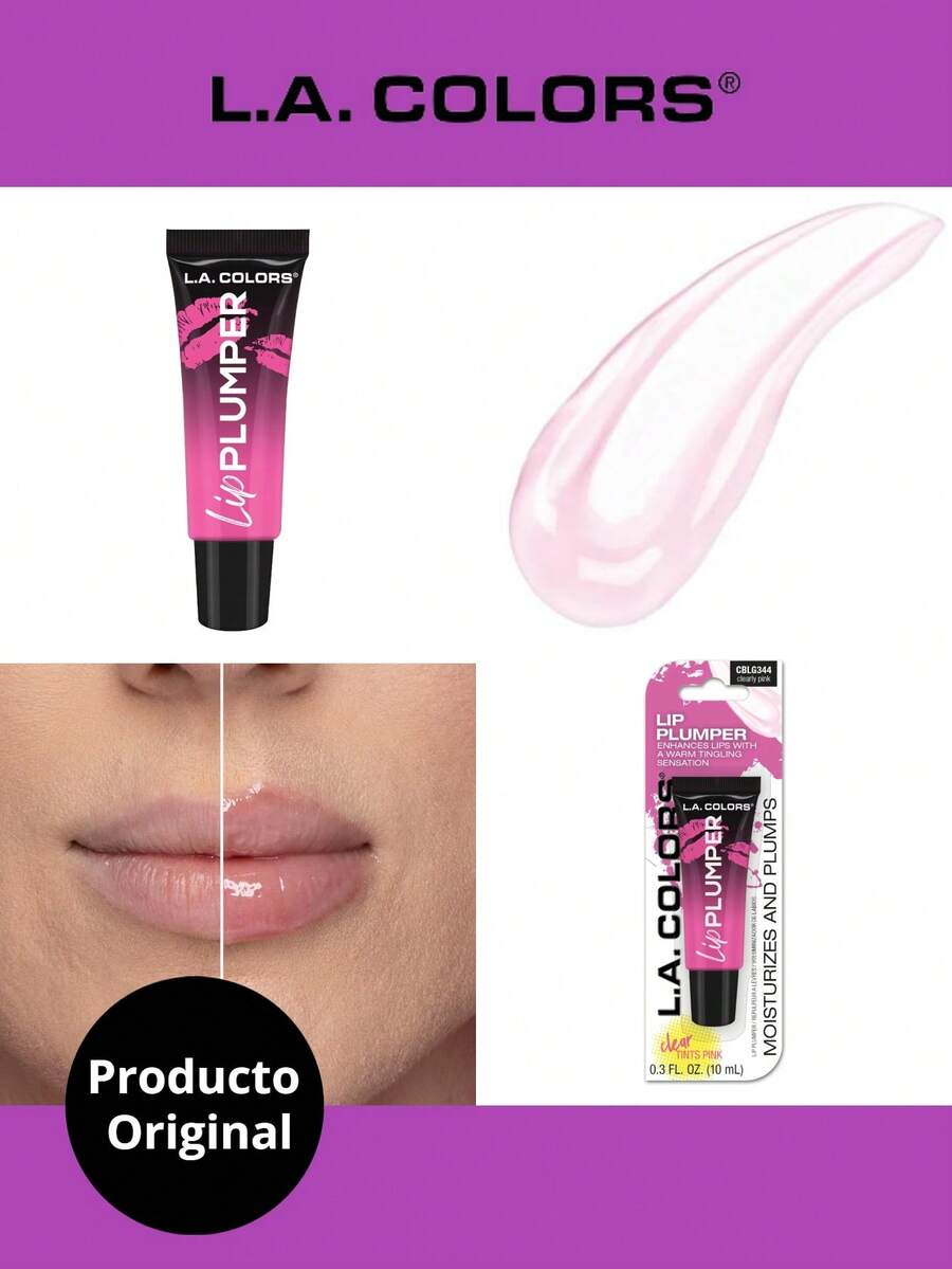 L.A. Colors Lip Gloss - Clear - View 1