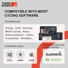 Nuevo entrenador de bicicleta inteligente ThinkRider X2Max MTB bicicleta de carretera entrenador de casa con medidor de potencia integrado compatible - 1 - Ver 2