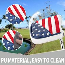 1pc USA Embroidery Golf Club Putter Cover Durable PU Leather Super Soft Embroidered - Multicolor - View 7