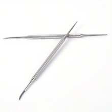 Stainless Steel Silver Ingrown Toenail Lifter, Toenail Cleaner Tool, Multifunctional Nail File, Pedicure Tool - Multicolor - View 4