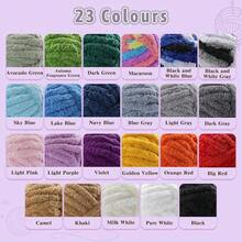8 Pack Chunky Yarn For Hand Knitting Chenille Yarn For Crocheting 224 Yds Chunky Blanket Yarn Jumbo Bulky Thick Fluffy For Knitting Blankets Er Bulky Yarn 61.6 Oz Blue Gray - Bluegray - 查看 6