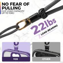 PAKRYS Cute Cat Claw Double-Buckle Phone Lanyard, Adjustable For Crossbody, Back, Or Neck. 7mm Polyester Cord, 360° Swivel Buckle. Durable And Portable, This Cute Phone Lanyard Features A Base Gasket And Is A Unisex, Drop-Resistant, Short Wrist Pendant. - Multicolor - View 9