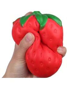 1/3/6/10件香蕉减压玩具各种水果弹力玩具PU减压球教室生日圣诞节礼物小型派对用品减压派对礼品袋填充物 - 彩色 - 查看 15