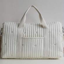 1pc Large Capacity Handheld Travel Bag, Lightweight Tote Bag For Short Trips, Shoulder Messenger Bag For Moms