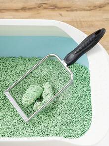 Stainless Steel Cat Litter Shovel Small Hole Bentonite Mineral Sand Rutin Chicken Shovel Filter Shovel Pet Supplies