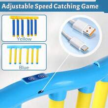 Children's Catch Falling Sticks Reaction Game, Hand-Eye Coordination Training Toy, Indoor Outdoor Interactive Speed Challenge Game, Suitable For Family Gatherings - Multicolor - View 4